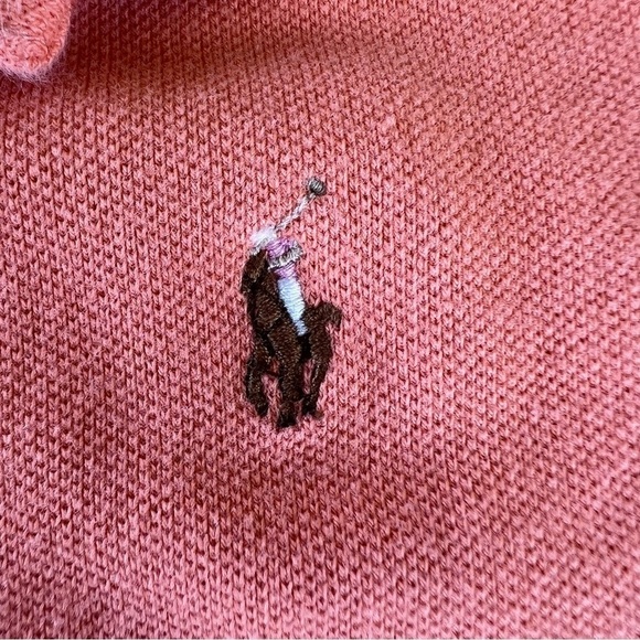 Polo Ralph Lauren Classic Polo Shirt Boys Size 6 Coral Embroidered Pony GUC - Picture 3 of 7